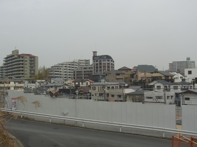 千里山駅東側のマンションエリア