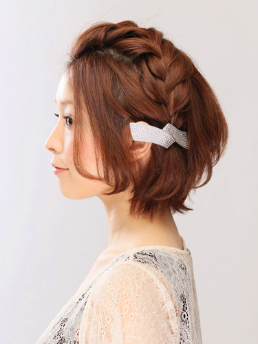 小悪魔リーゼント編みこみ