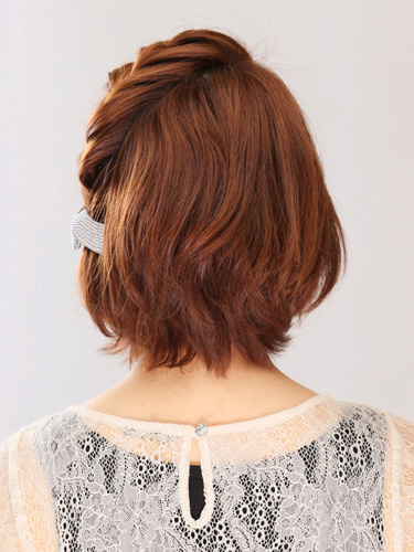 小悪魔リーゼント編みこみ