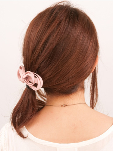 編みこみで作るラフアレンジ