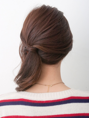 【まとめ髪】簡単カジュアルサイドアップ