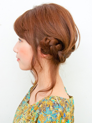 ミディアムヘア・簡単カチュームアレンジ