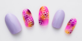 浴衣に似合う夏ネイル5