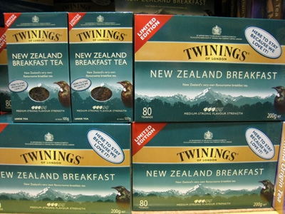 ニュージーランドの新しい人気の紅茶ニュージーランド・ブレックファースト・ティー