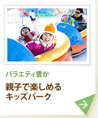 バラエティ豊か 親子で楽しめるキッズパーク